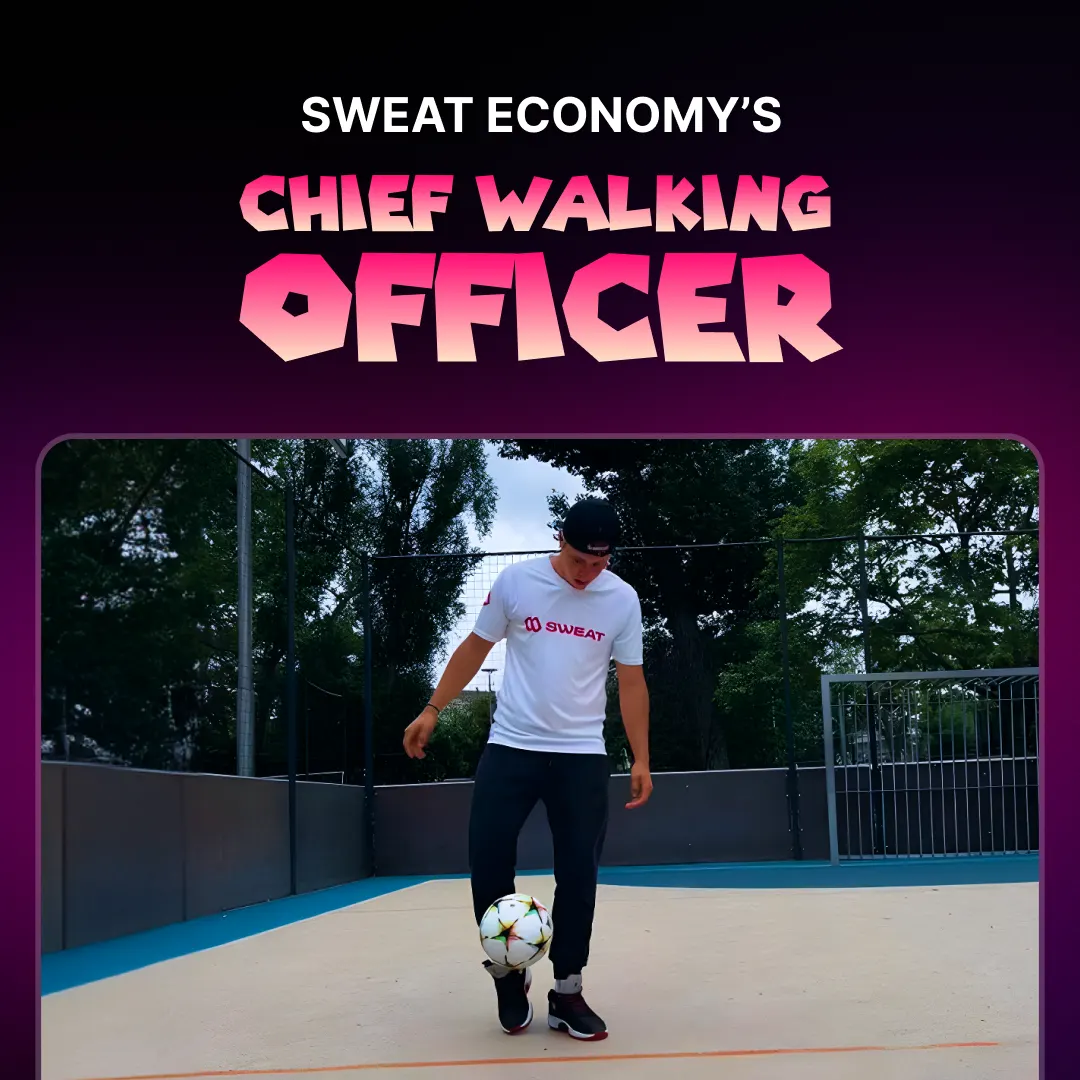 Sweat Economy's Chief Walking Officer winner announcement
